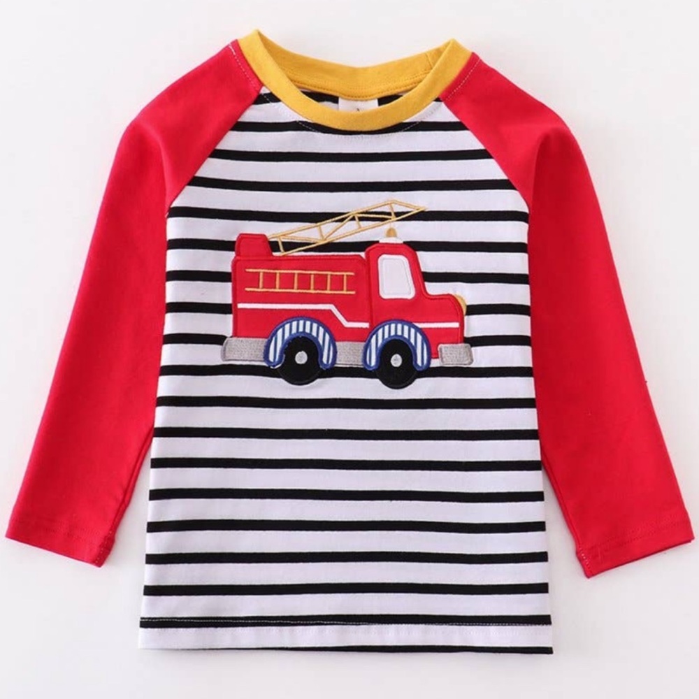 Boys Fire Engine Shirt